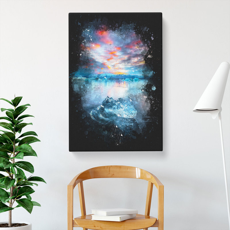 Iceland View - Wrapped Canvas, 76cm H x 50cm W x 3cm D