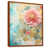 Toile avec cadre flottant brun