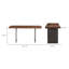 Bureau en bois massif Camarion
