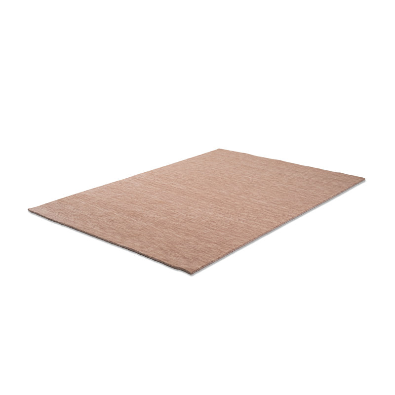 Rectangular Uniform Color Wool Hand Woven Area Rug, Rectangle 70cm x 140cm