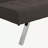 Wood Frame Stainless Leg Futon Sofa bed Convertible Futon Foldable Sofa-111271005