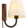 Sunlit Swivel Wall Sconce In Walnut Black