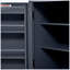 46.5" W Freestanding Kitchen Pantry Cabinet, Grey Tall Storage Cupboard with 8 Door Shelves, 4 Pull-Out Trays & 6 Drawers for Kitchen, Dining Room-1796764040