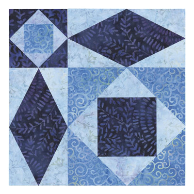 AccuQuilt GO! Storm at Sea Accurate Finished Fabric Cutting Die with Multiple Designs, Shapes, and Sizes for Quilt, Pillow, or Table Runner