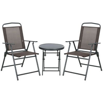 Guzalak 2 - Person Patio Dining Set with Round Table