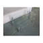 Table basse avec plateau en verre transparent
