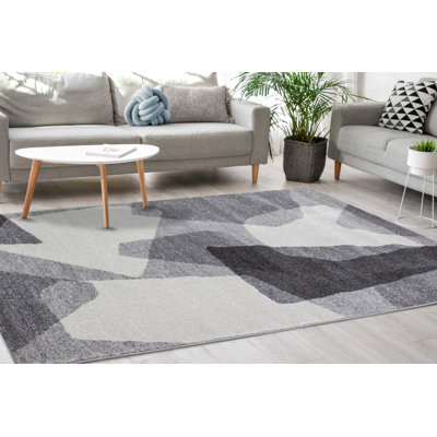 Tapis gris Analyssia Amius