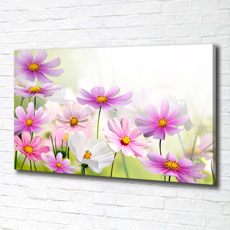 Flowers On The Meadow - Wrapped Canvas Print