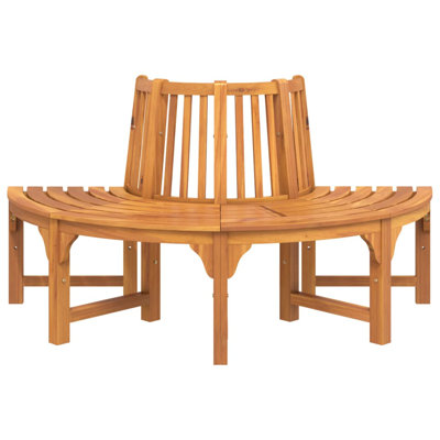 Wooden Tree Bench by Red Barrel Studio