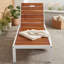 Chaise longue d'extérieur réglable à six positions-600908583
