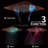 Teramo Thermostatic Rose Gold Touch Panel controlled Musical Recessed Ceiling Mount Mist Waterfall Rainfall Shower System with Hand Shower