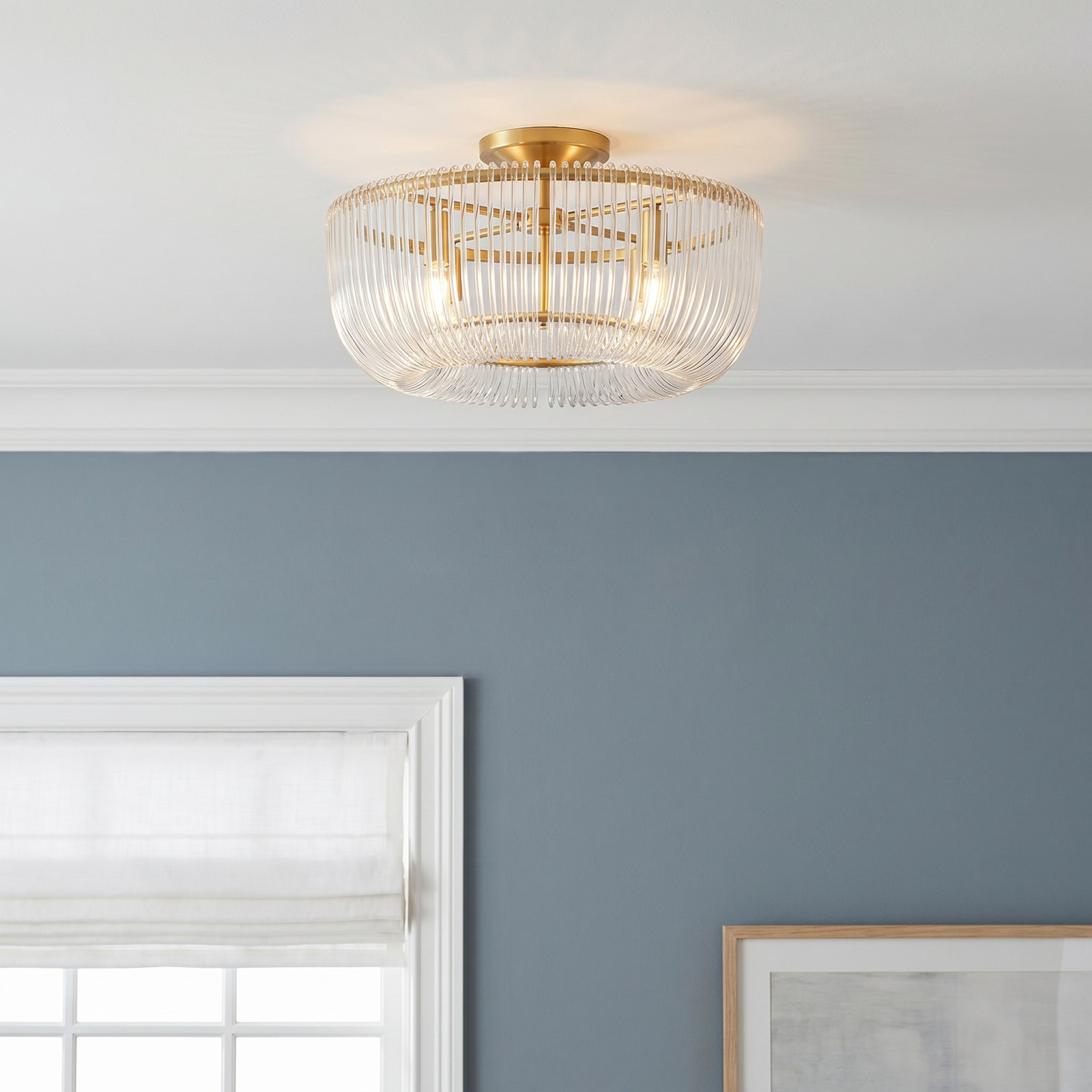 Dartmore 20 " 4 - Light Flush Mount