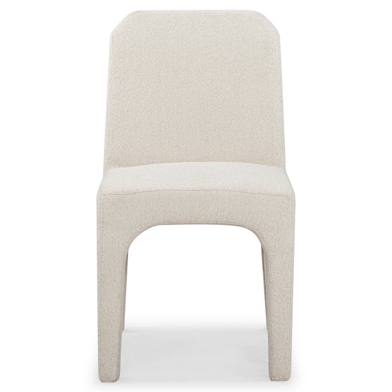 Maricelle Boucle Dining Chair, Tan