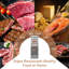 Réfrigérateur Dry Age de 425 L, steak intégré avec contrôle précis de la température et de l'humidité, verre à double couche, sens d'ouverture de la porte réglable, verrouillage sécuritaire, pour le vieillissement de la maison et du restaurant