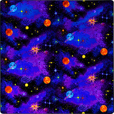 Tapis fluorescent Space Explorer par Joy Carpets