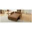 Canapé-lit convertible de 51,57 po, fauteuil ajustable surdimensionné avec 3 ports USB, peu encombrant pour les petits appartements, salon, chambre à coucher, brun-129030391