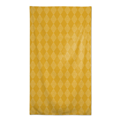 Nappe rectangulaire en polyester argyle