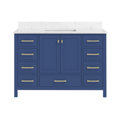 Meuble-lavabo autoportant 48 po avec comptoir 48 po