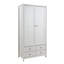 Citronelle 2 Door Manufactured Wood Wardrobe