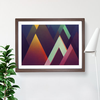 Shimmering Modern Abstract - Framed Print
