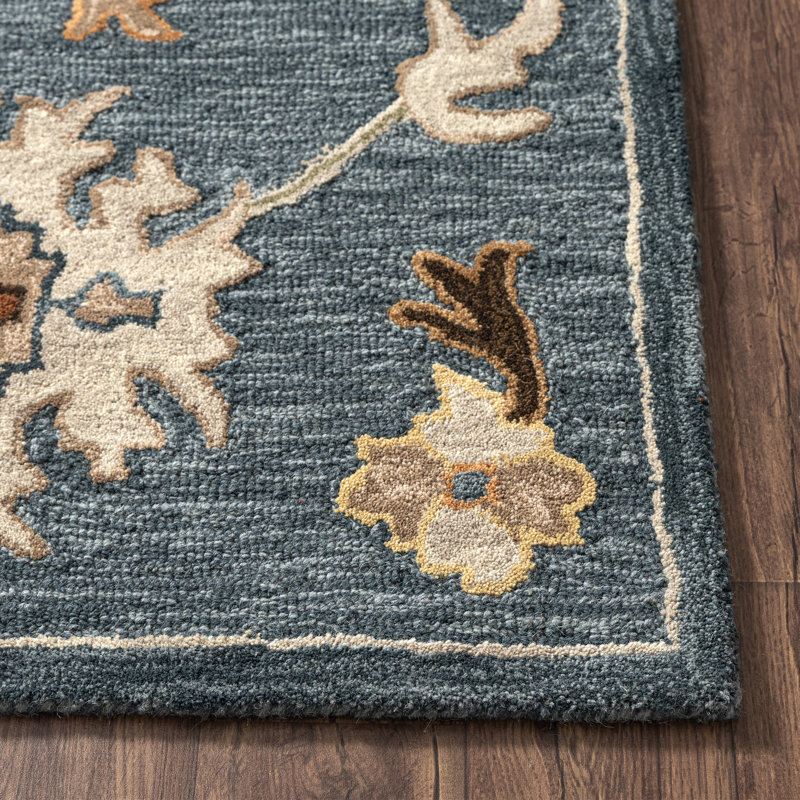 Tapis d'intérieur en laine Tiki, 7 pi 9 po x 9 pi 9 po