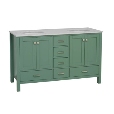Ensemble de meuble-lavabo double 60 po Claudett