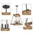 Marcus 4 - Light Bronze Pendant
