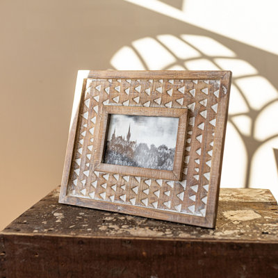 Cadre photo texturé