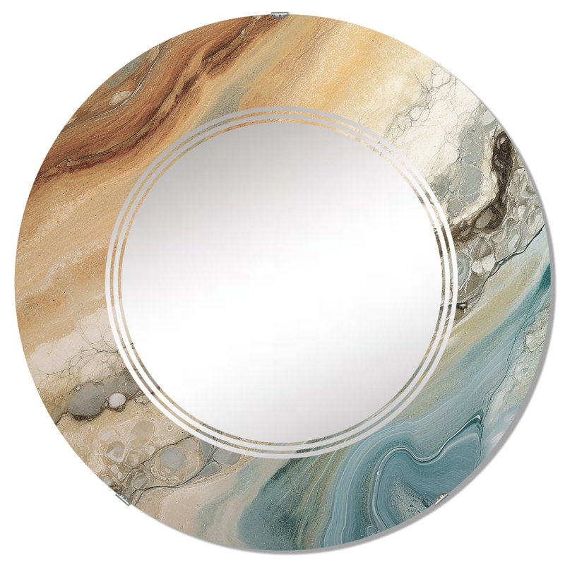 Miroir mural Wabe, 32 po x 32 po