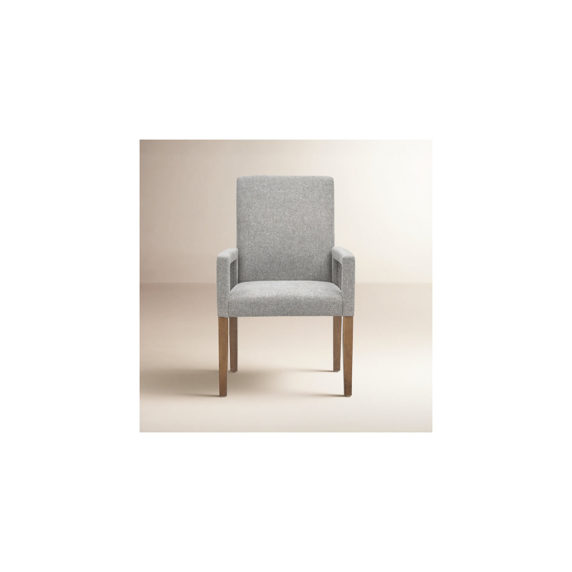 Dining Arm Chair w/ Uph.Seat & Back (2/ctn), Gray