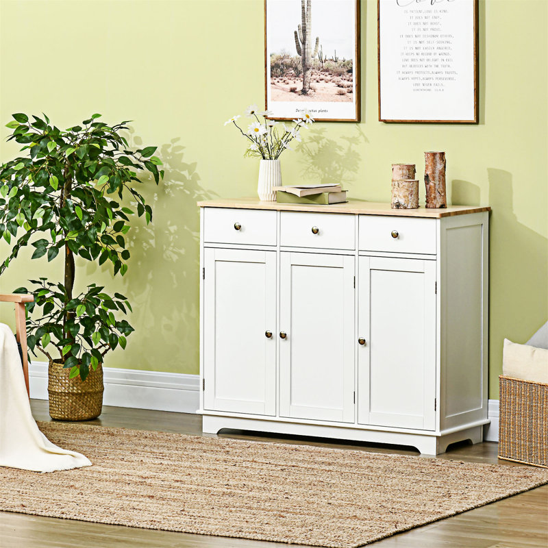 Buffet de rangement, Blanc