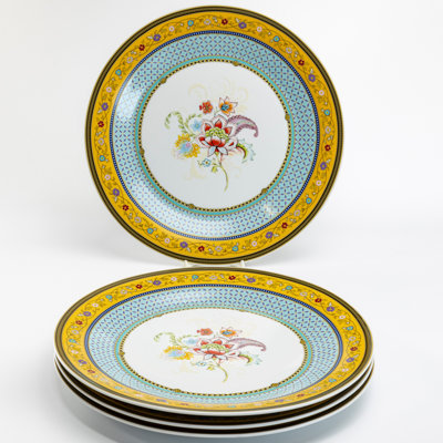 Garden Porcelain Dinner Plate, Set Of 4