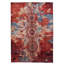 High-Quality Hand-Knotted Red And Blue Area Rug