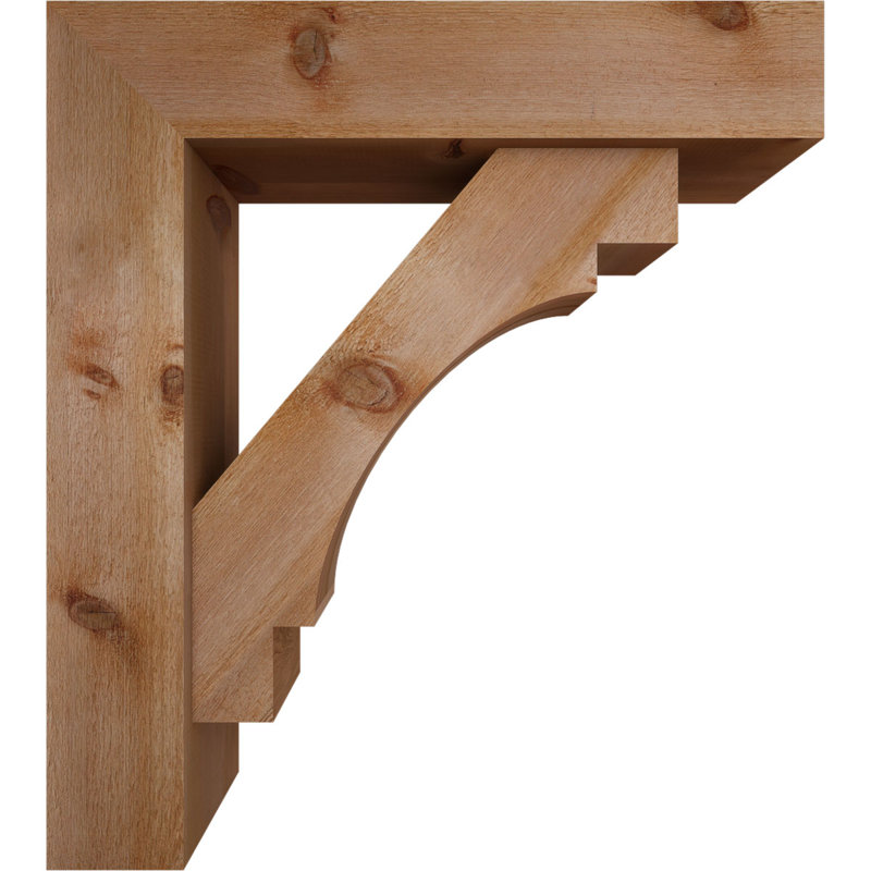 Support Merced Block avec support décalé, 38 x 34, Cèdre rouge occidental de l 8 po (scié brut)