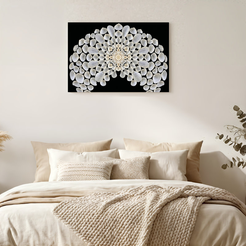 Art mural sur toile Gallery Wrap pour le salon, la chambre à coucher, le bureau ou le vestibule - décoration murale décorative avec mandala