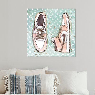 «Fashion And Glam Blush», impression sur toile