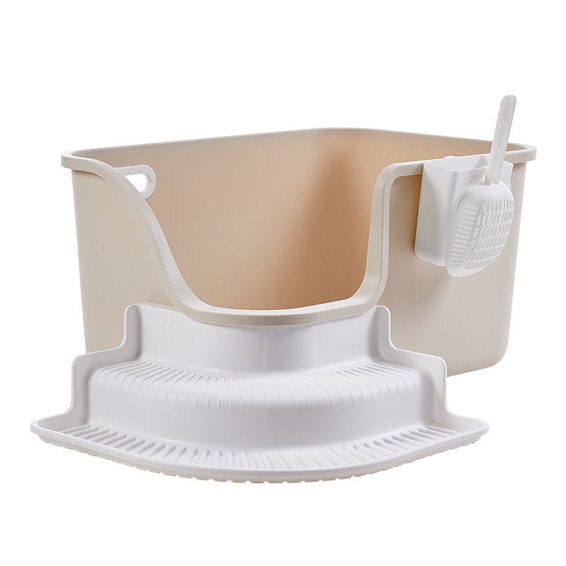 Polyethylene Plastic Litter Box with Scoop