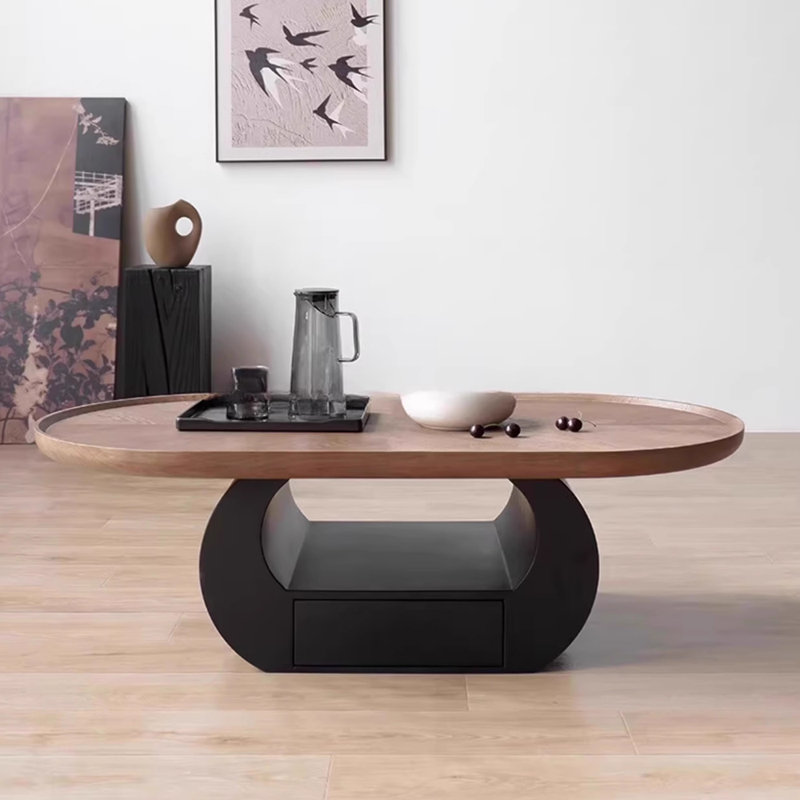 Table basse créative rétro et simple, H 15,74 po x L 43,3 po x l 23,62 po