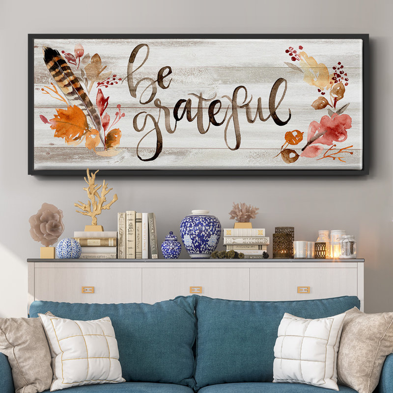 Grateful - toile encadrée