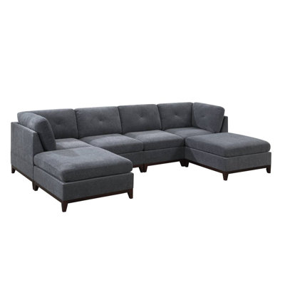 Danhiccy Upholstered U-Shaped Sectional Symmetrical