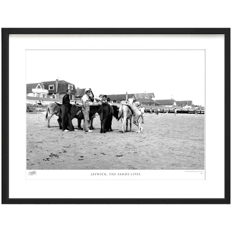 Jaywick, The Sands C1955 by Francis Frith - Single Picture Frame Print, 45cm H x 60cm W x 2.3cm D