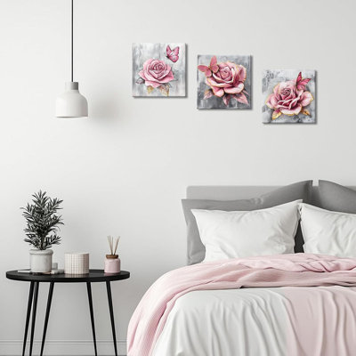 3 Piece Wrapped Canvas Wall Art