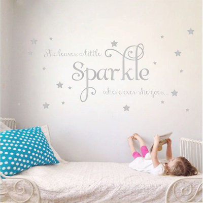 Décalcomanie murale sparkle