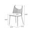 Chaise d'appoint 18,7 po à dossier uni orange (ensemble de 2)