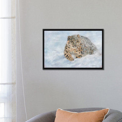 « snow leopard snow final », reproduction d’impression sur toile