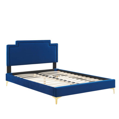 Modway Liva Performance Velvet Bed