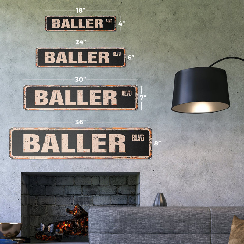 Plaque de rue Baller