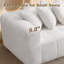 Canapé modulaire à compression à profil bas de 2 pièces avec siège capitonné et ensemble de chaises capitonnées 107,9 "Boneless, sans assemblage requis-875163489