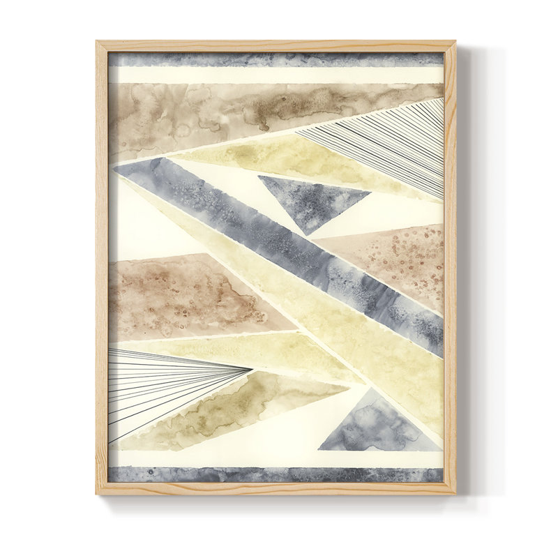 Untitled Framed Print - Solid Wood, Natural, 11" H x 9" W