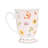 Pretty Floral Pedestal Mug